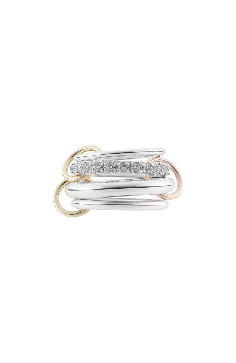 Spinelli Kilcollin Janssen Diamond Linked Ring, Main, color, 