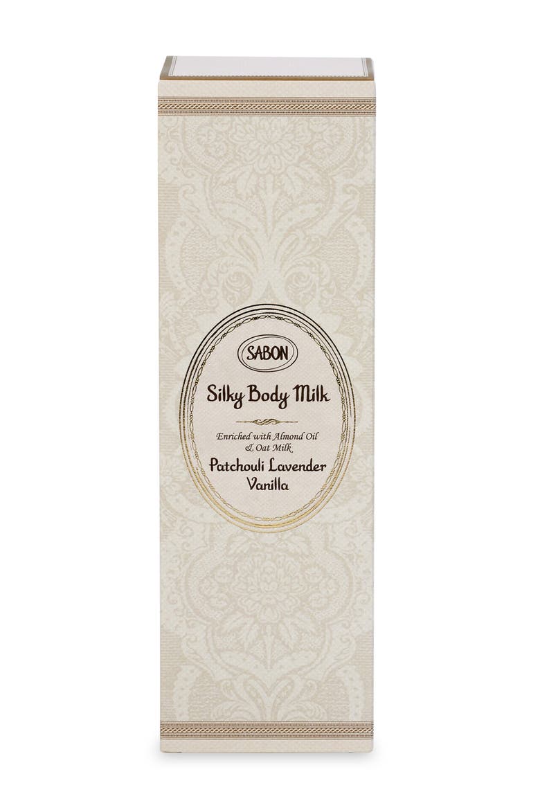 Silky Body Milk Patchouli Lavender Vanilla 200mL, Main, color, Patchouli Lavender Vanilla