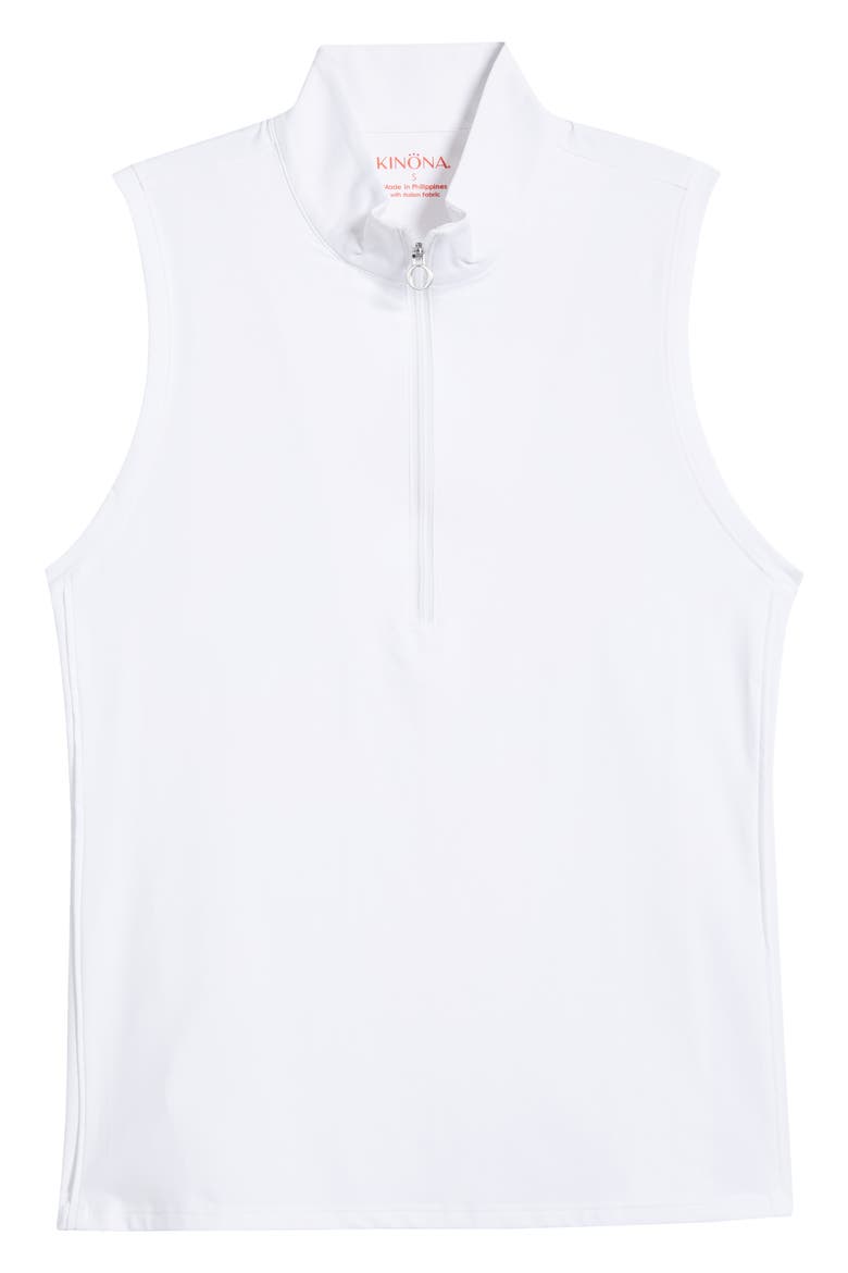 Keep It Covered Sleeveless Top, Alternate, color, WHITE