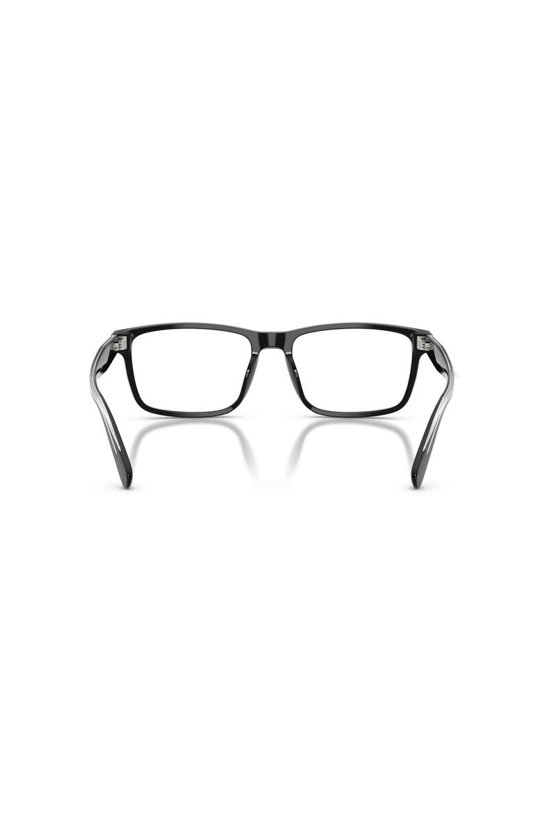 58mm Rectangle optical glasses, Alternate, color, Black