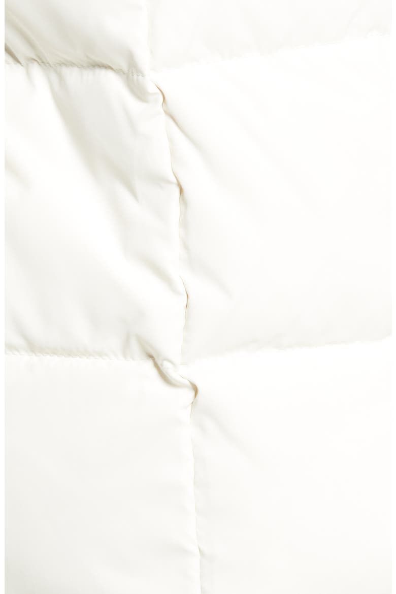 Down Puffer Coat with Removable Faux Fur Trim Hood, Alternate, color, CREAM