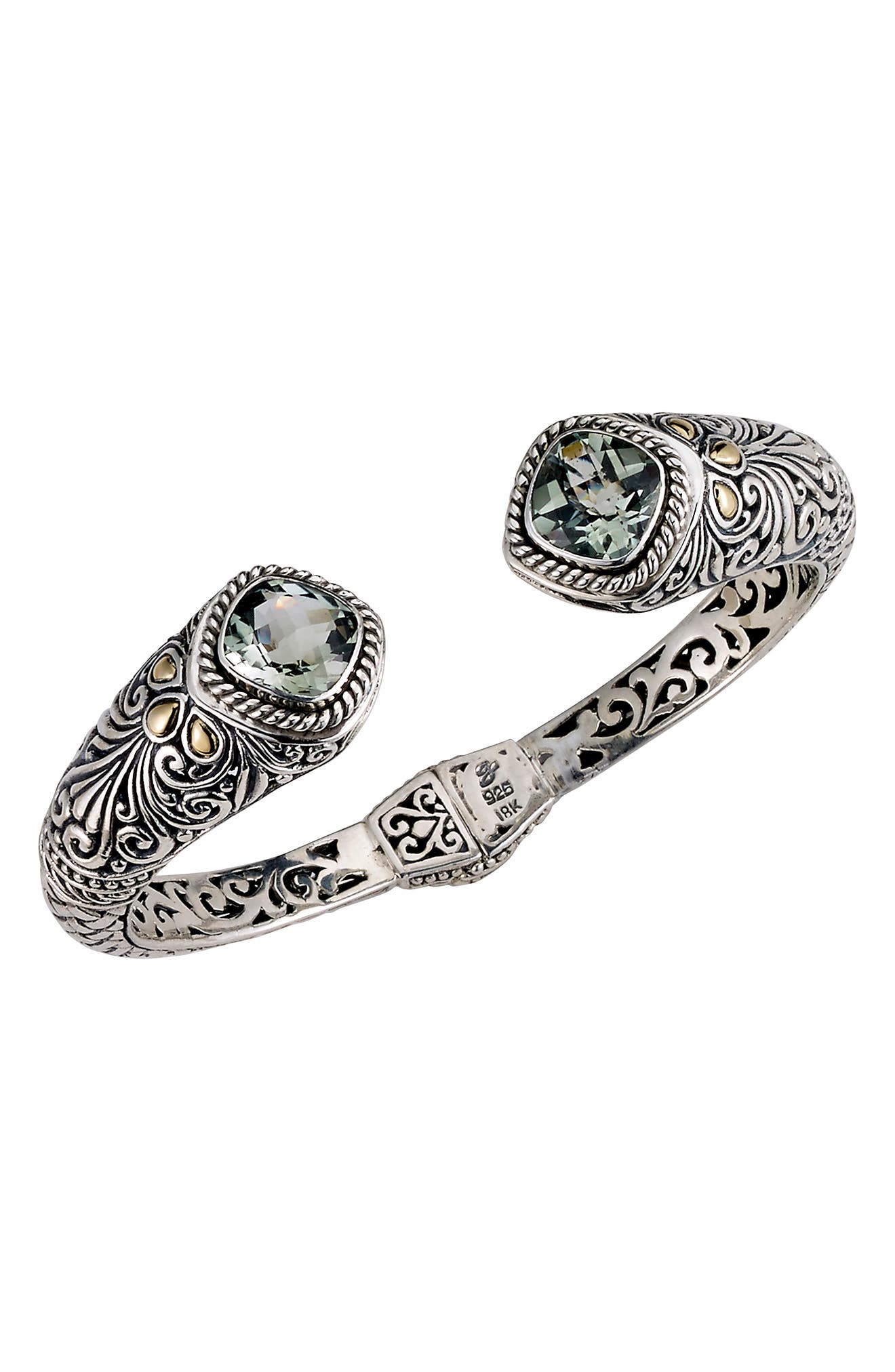 SAMUEL B. 18K Gold & Sterling Silver Bangle