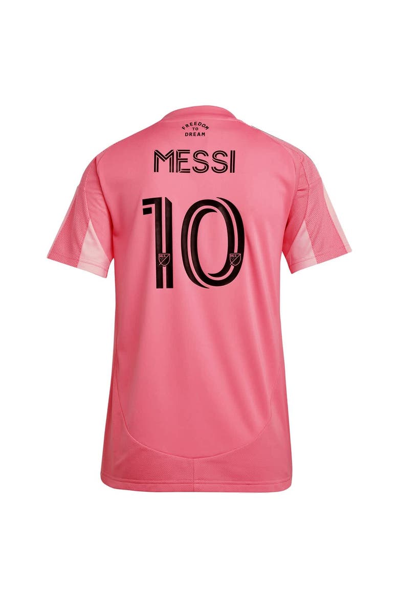 Women's adidas Lionel Messi Light Pink Inter Miami CF 2025 Euforia Replica Player Jersey, Alternate, color, Light Pink