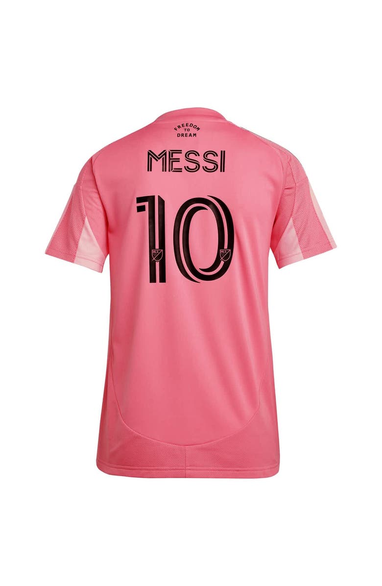 adidas Women's adidas Lionel Messi Light Pink Inter Miami CF 2025 Euforia Replica Player Jersey, Alternate, color, Light Pink