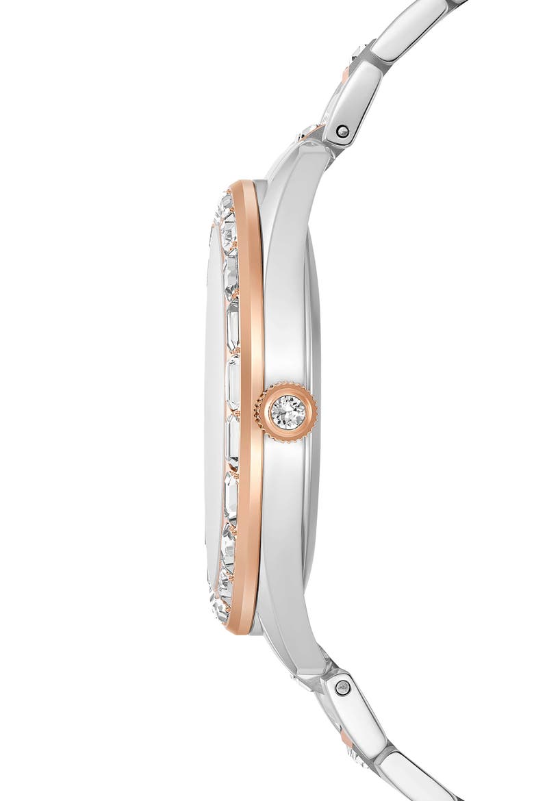 Matrix Crystal Bracelet Watch, 35mm, Alternate, color, SILVER MULTI TONE