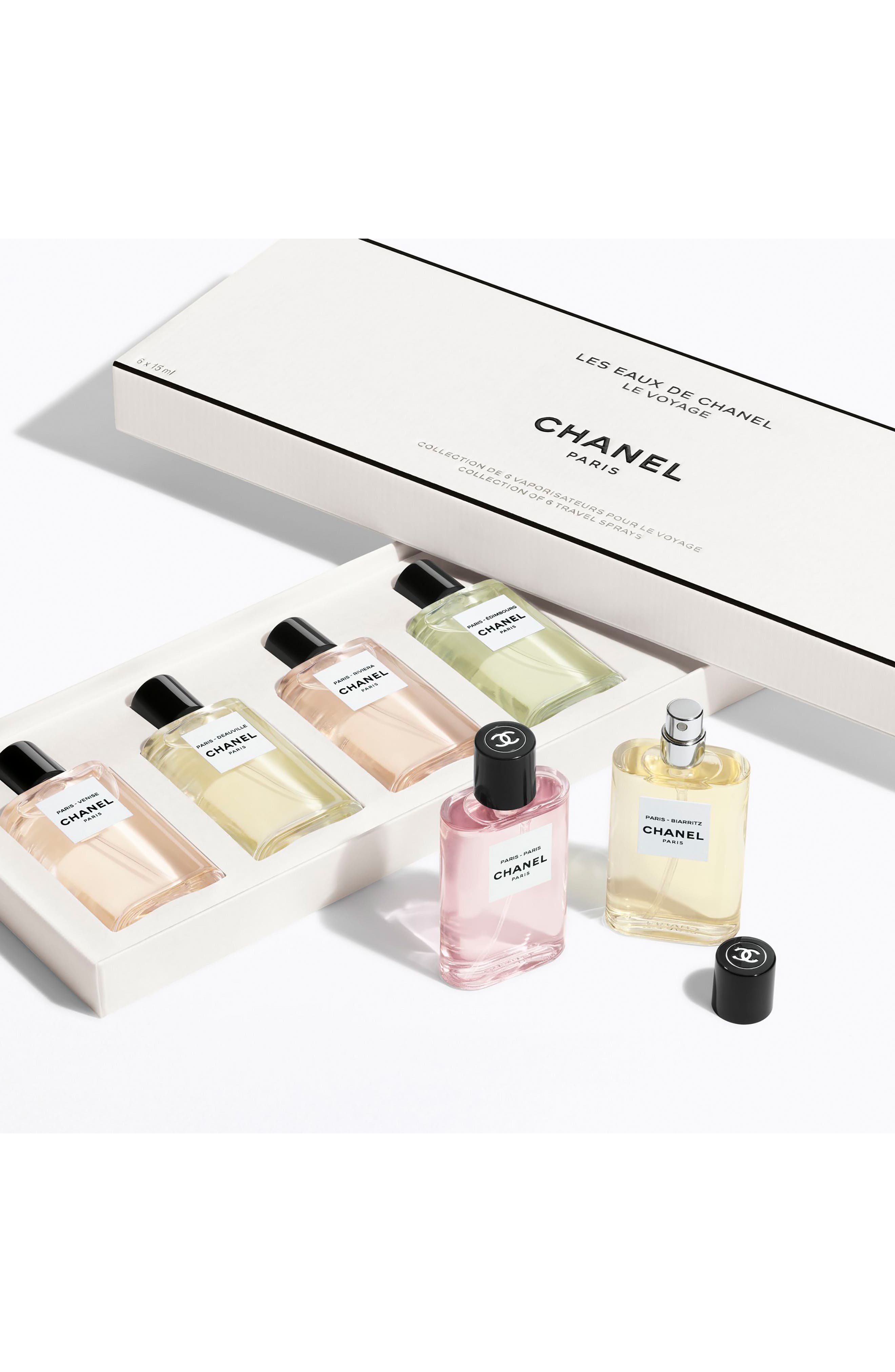 CHANEL LES EAUX DE CHANEL LE VOYAGE Collection of 6 Travel Sprays