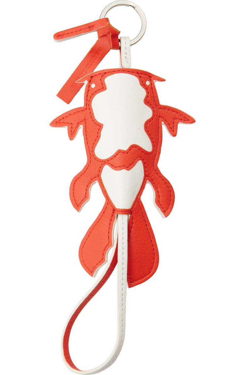 Mulberry Koi Fish Key Ring Charm, Main, color,