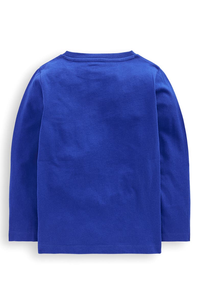 Mini Boden Kids' Space Shuttle Appliqué Lift the Flap Cotton Graphic T-Shirt, Alternate, color,