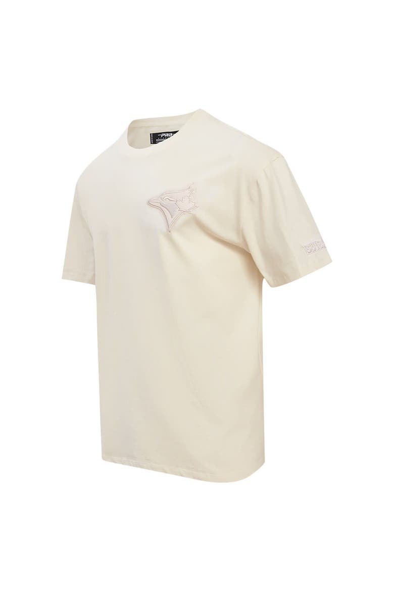 Men's Pro Standard Cream Toronto Blue Jays Neutral Drop Shoulder T-Shirt, Alternate, color, Cream