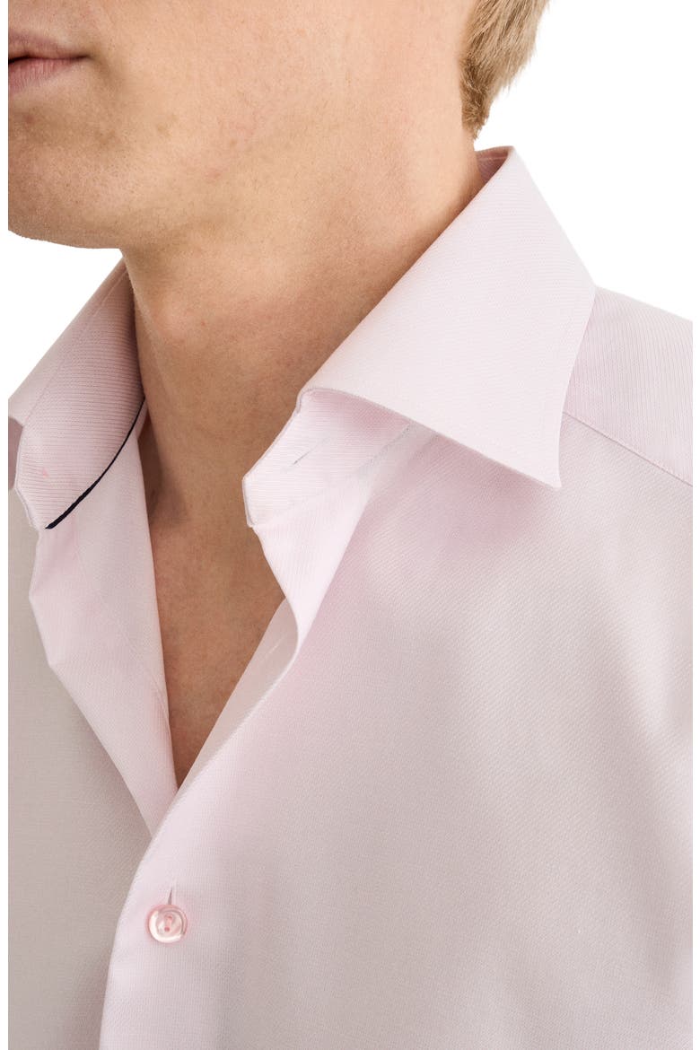 Slim Fit Textured Dress Shirt, Alternate, color, MEDIUM PINK