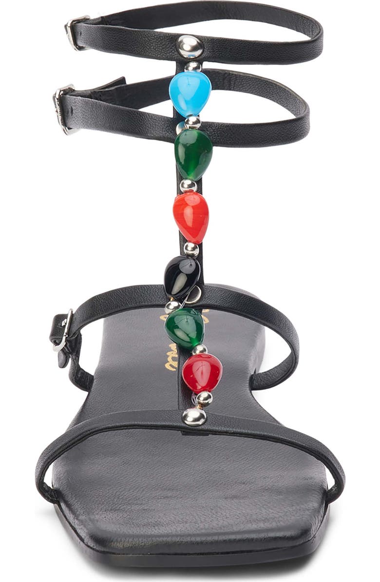 Matisse Verona Ankle Strap Sandal, Alternate, color, Black Leather