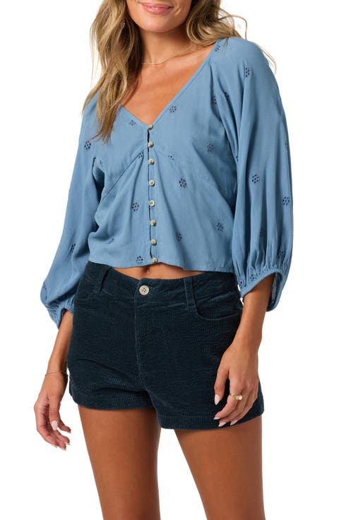 Posie Eyelet Crop Top