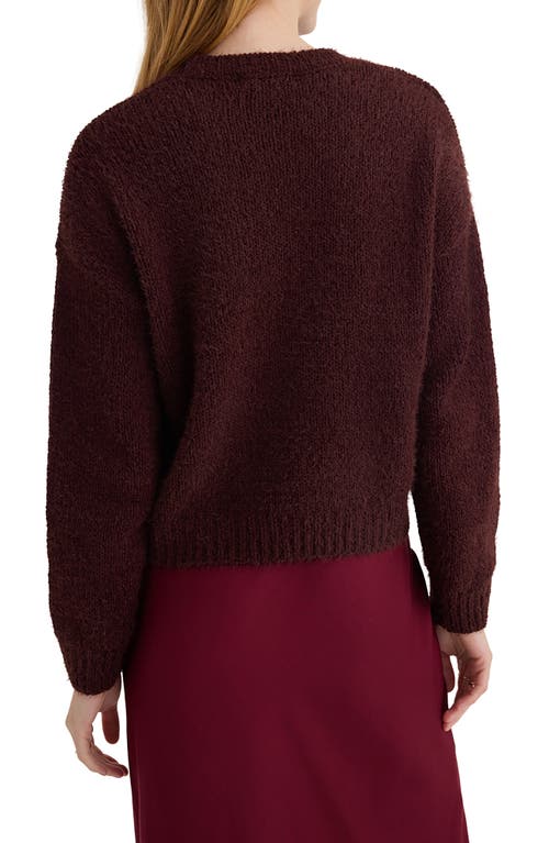 Bella Dahl Drop Shoulder Sweater In Brown