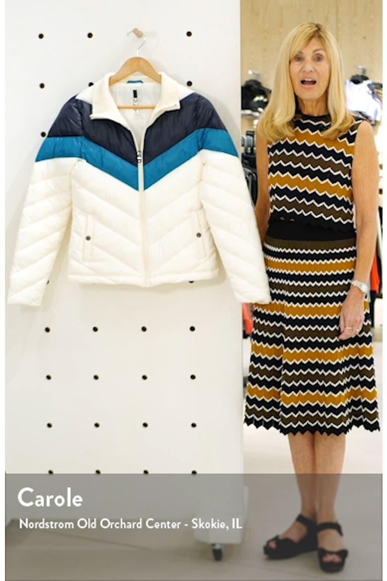 Chevron Puffer Jacket video