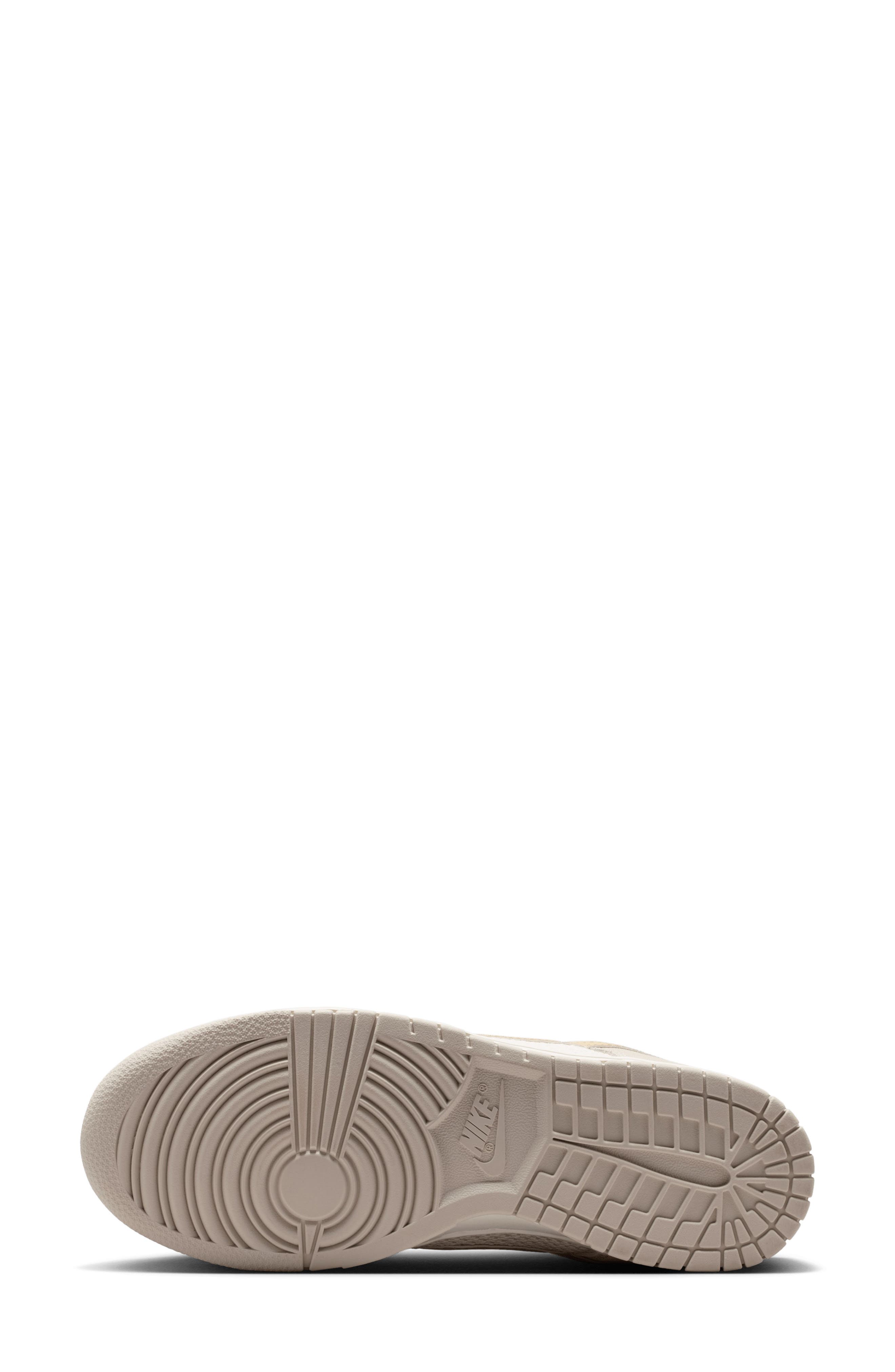 Nike Dunk Low SE Basketball Sneaker, Alternate, color, Sail/ Light Brown/ Sail/ Linen