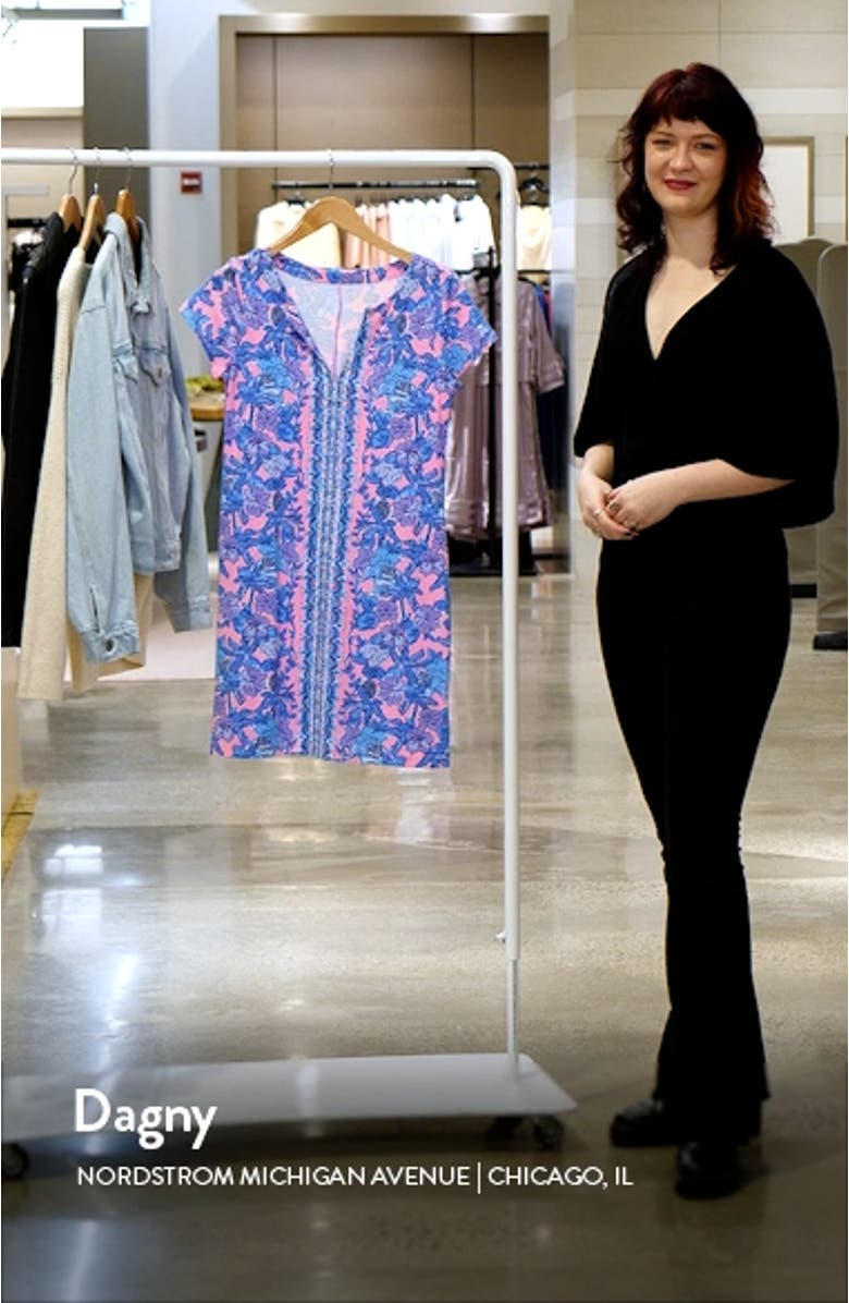 Sophiletta UPF 50+ Short Sleeve Shift Dress, sales video thumbnail