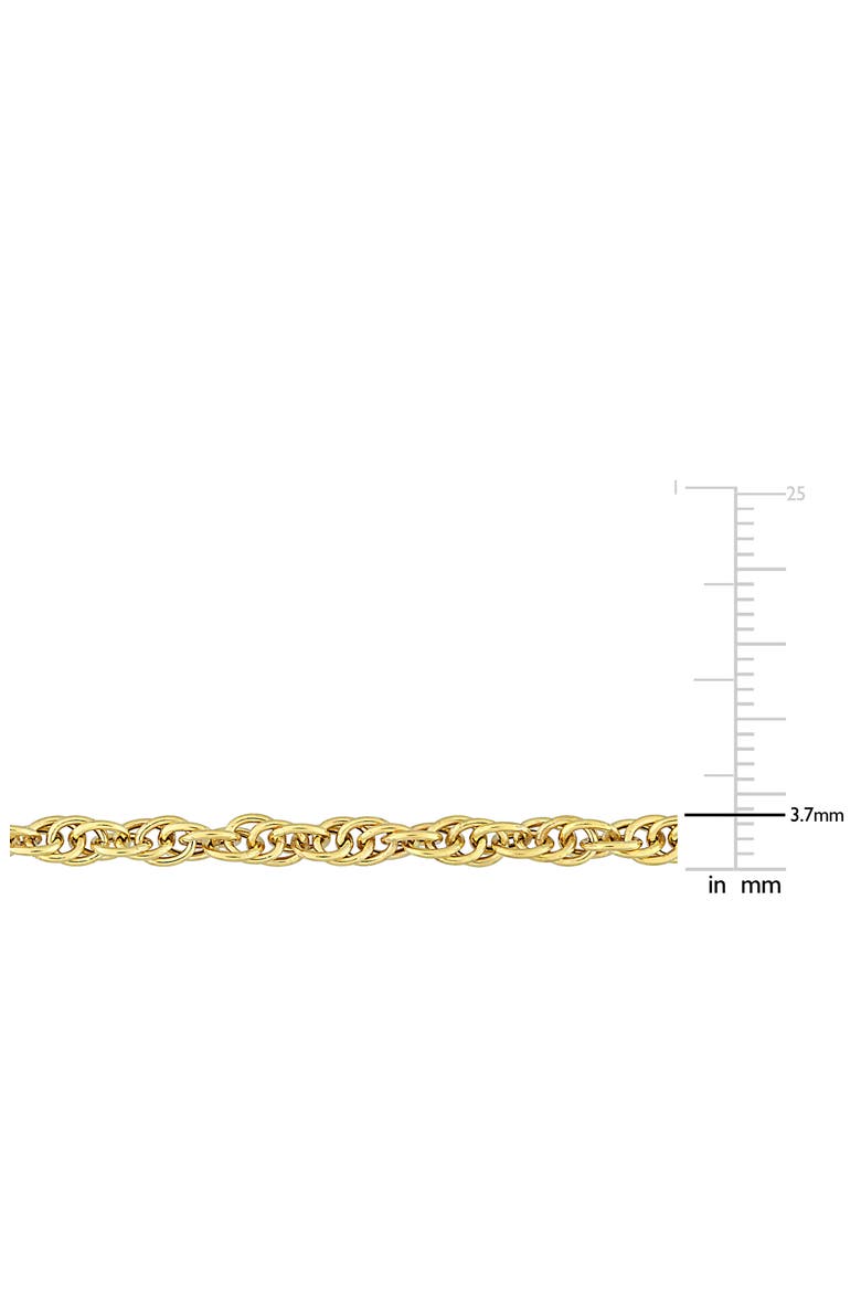 3.7mm Singapore Chain Necklace, Alternate, color, YELLOW