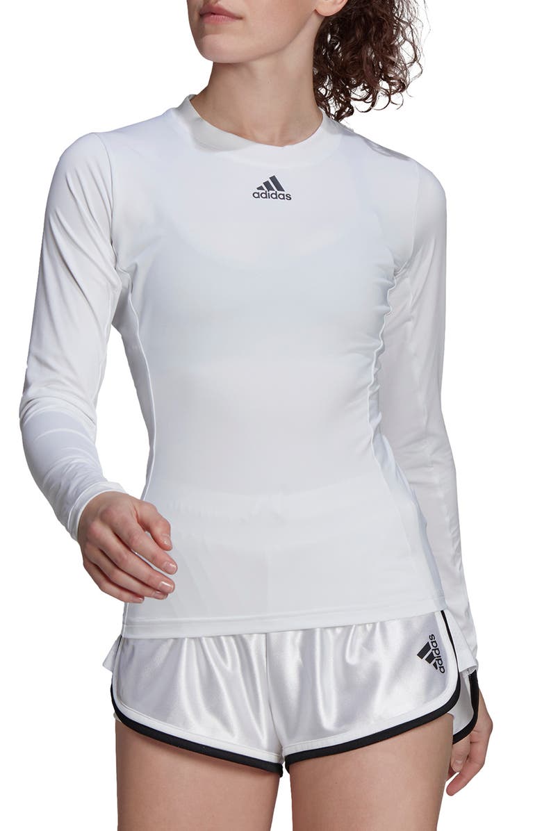 adidas Tennis Freelift Long Sleeve T-Shirt, Main, color, 