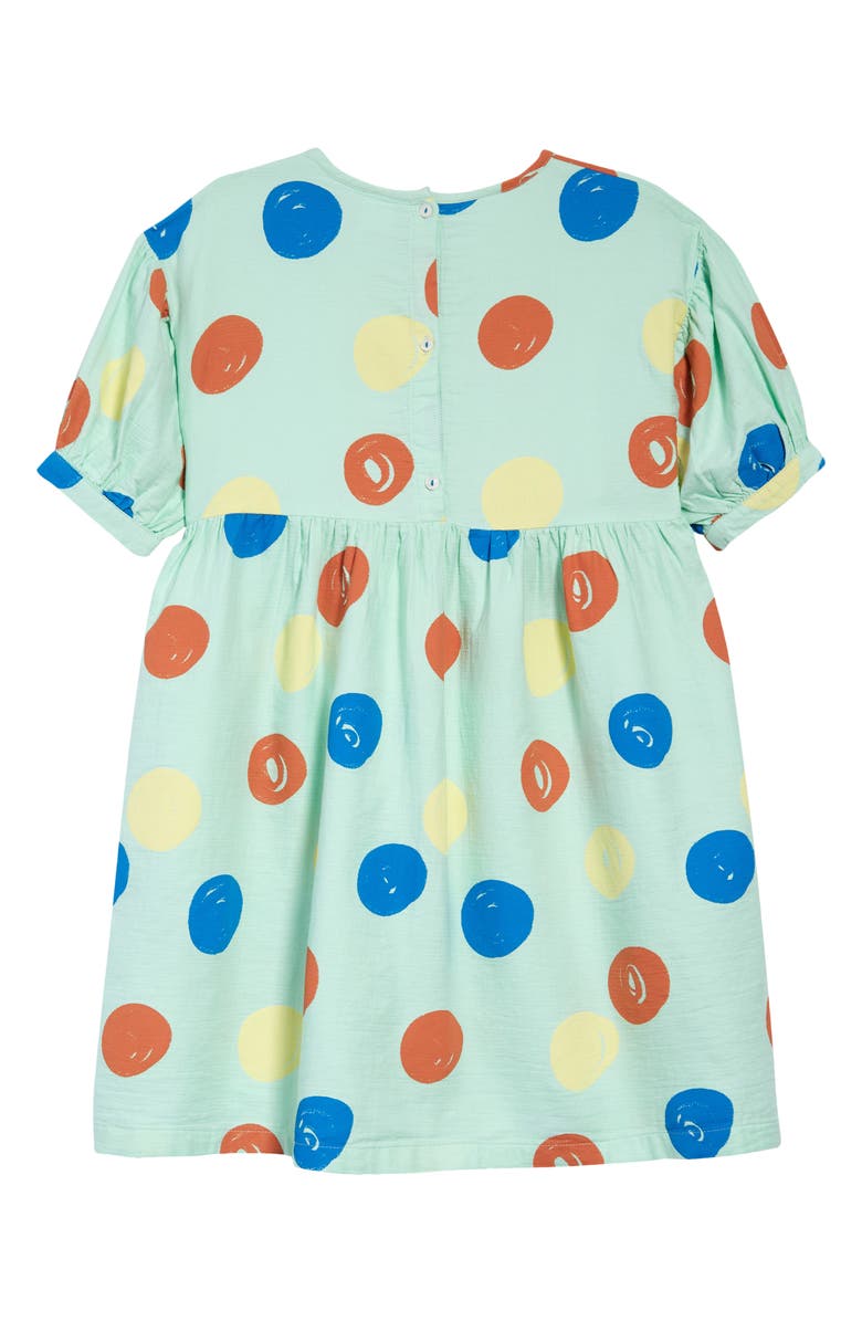 Open Edit Kids' Puff Sleeve Organic Cotton Dress, Alternate, color, 