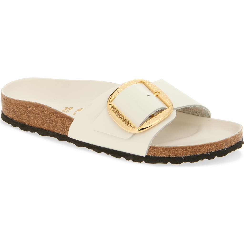 BIRKENSTOCK BIRKENSTOCK MADRID HAMMERED BIG BUCKLE SLIDE SANDAL