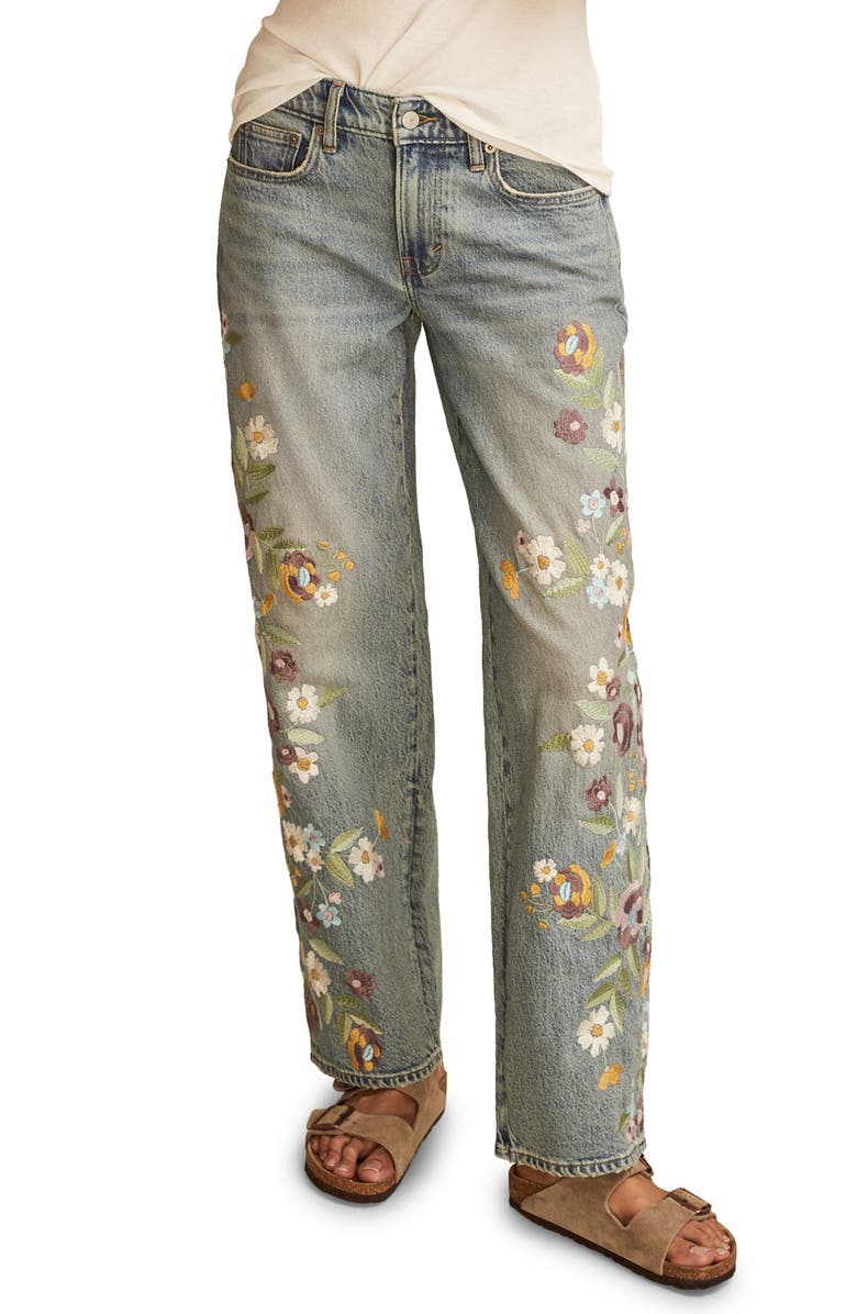 Lucky Brand The Baggy Straight Leg Jeans, Main, color, 