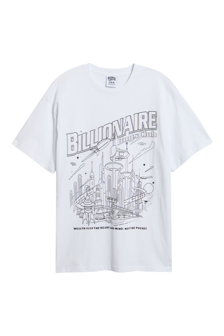 Space Race Graphic T-Shirt, Alternate, color, WHITE