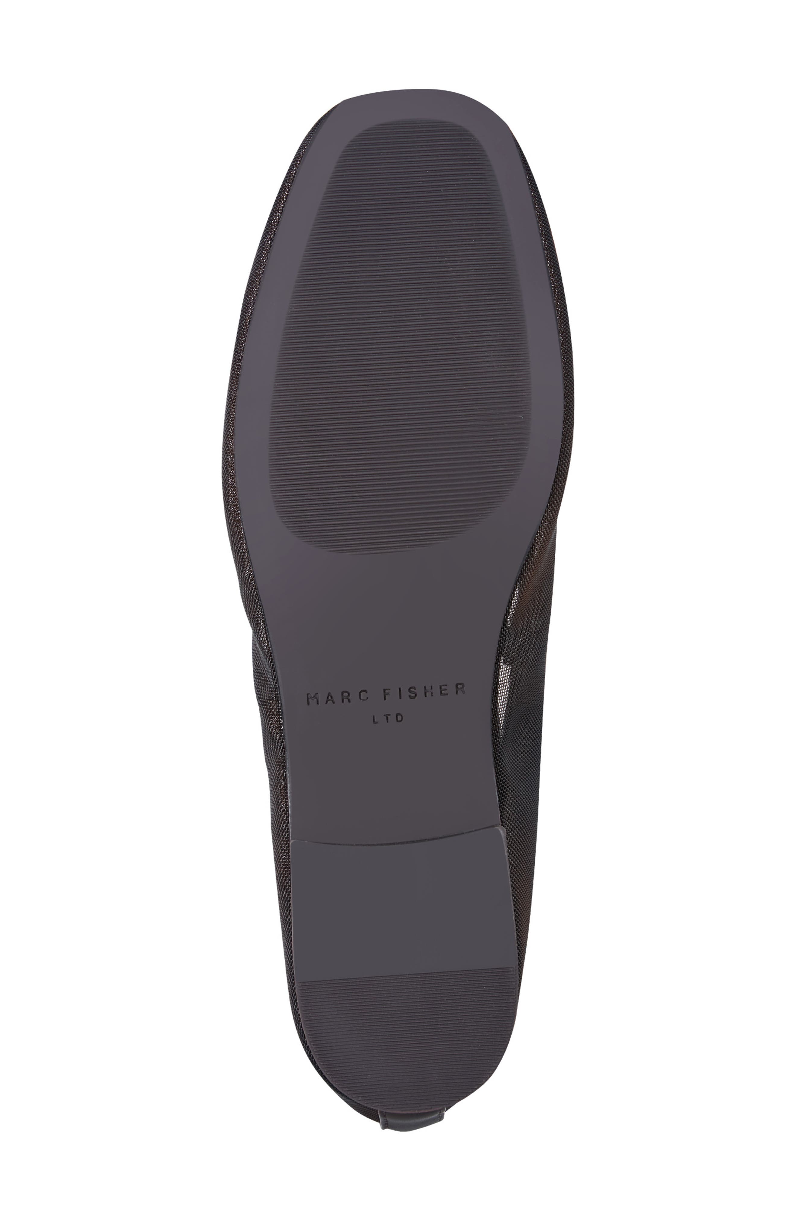Ureka Mesh Ballet Flat, Alternate, color, DARK BROWN