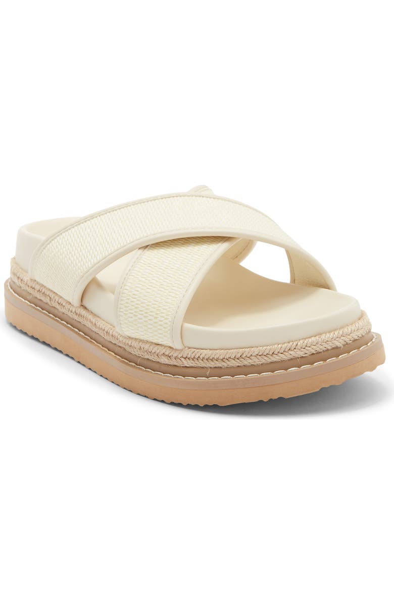 Billini Aysha Platform Sandal, Main, color, Cream Raffia