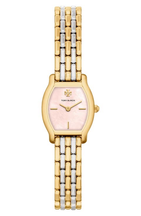 Eleanor Curve Mini Two Tone Bracelet Watch