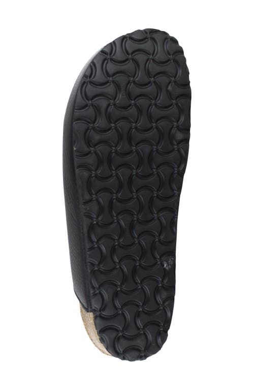 Naot Memphis Mule In Black Soft Leather