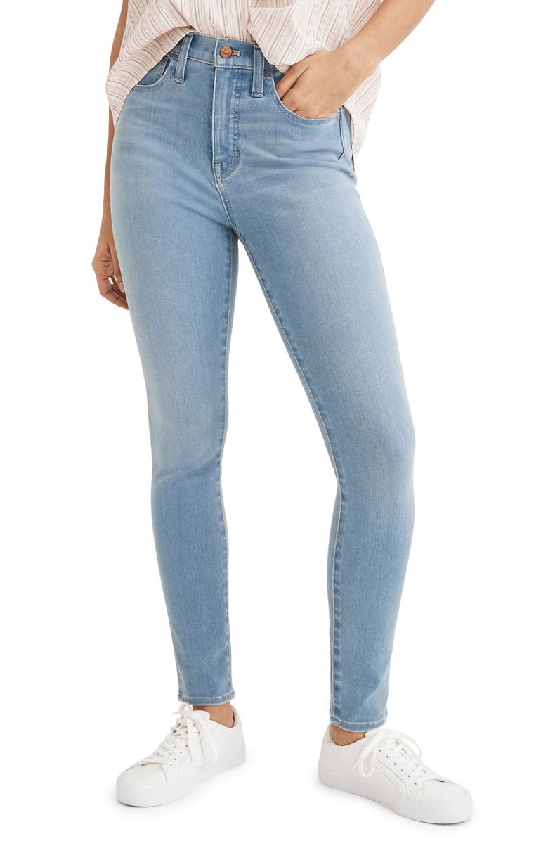 Madewell 10-Inch High Waist Roadtripper Supersoft Jeggings, Main, color, 