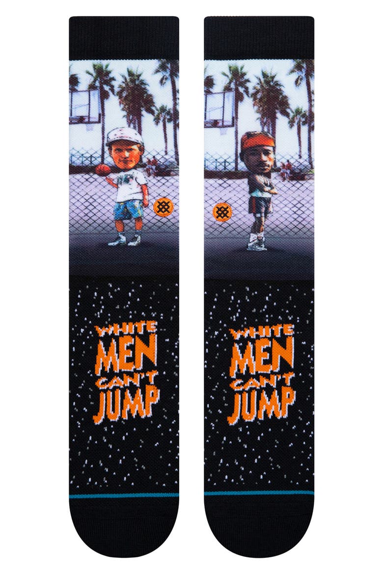 Sid & Billy Crew Socks, Main, color, BLACK