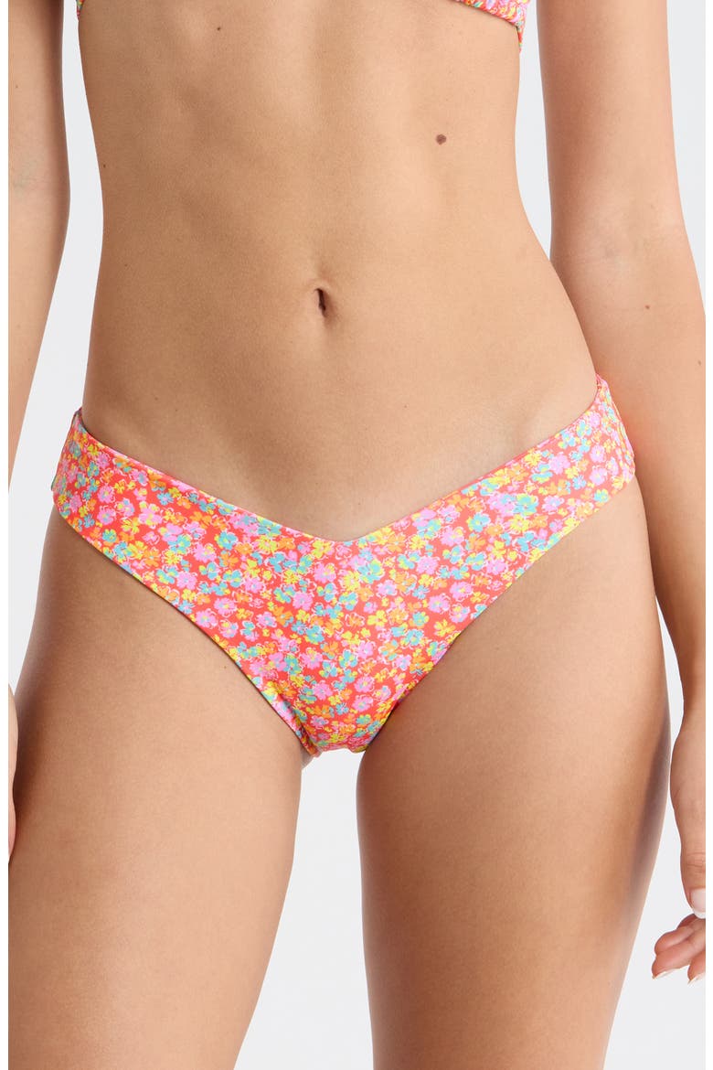 V-Cut Bikini Bottoms, Main, color, BUBBLE POP