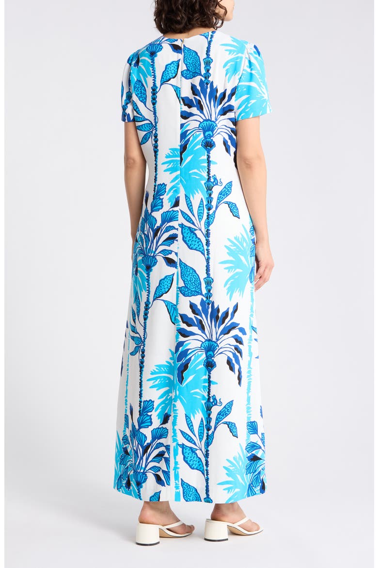 Charlee Short Sleeve Maxi Dress, Alternate, color, COCONUT SWAY IN THE BREEZE