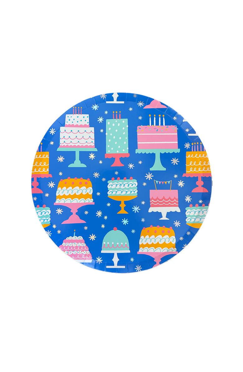 Daydream Society It
s A Birthday Cake Print Large Plates, Main, color, Assorted Pre-Pack