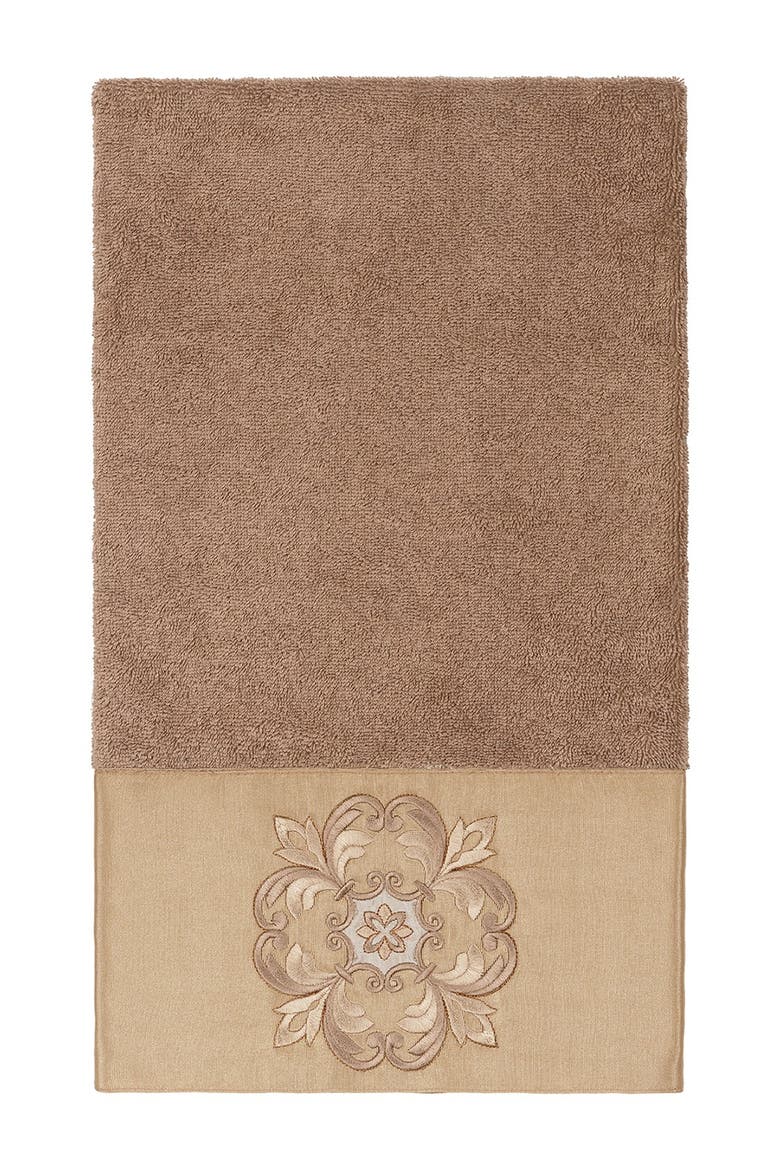 Alyssa Embellished Bath Towel - Latte, Main, color, LATTE