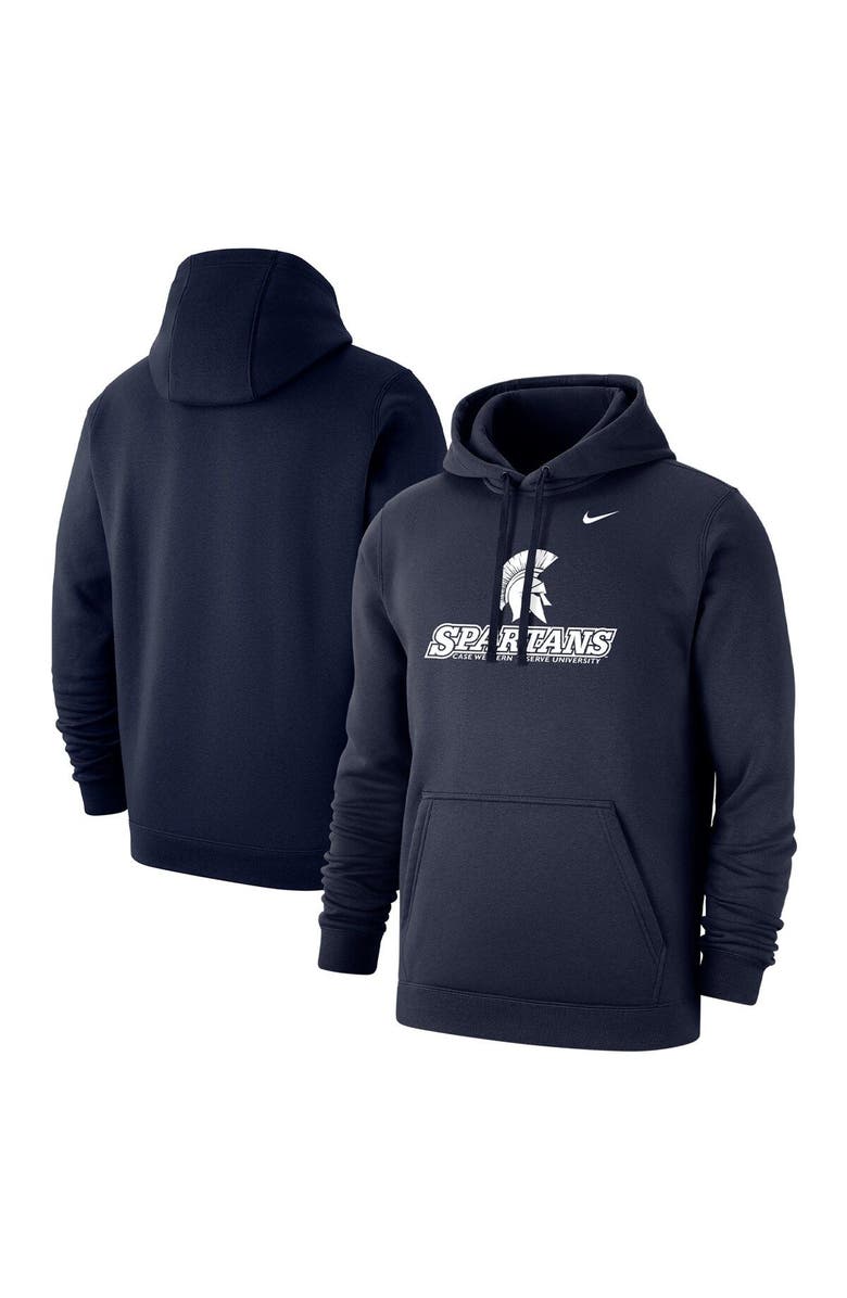 Nike Men's Nike Navy Case Western Reserve Spartans Club Fleece Pullover Hoodie, Alternate, color,