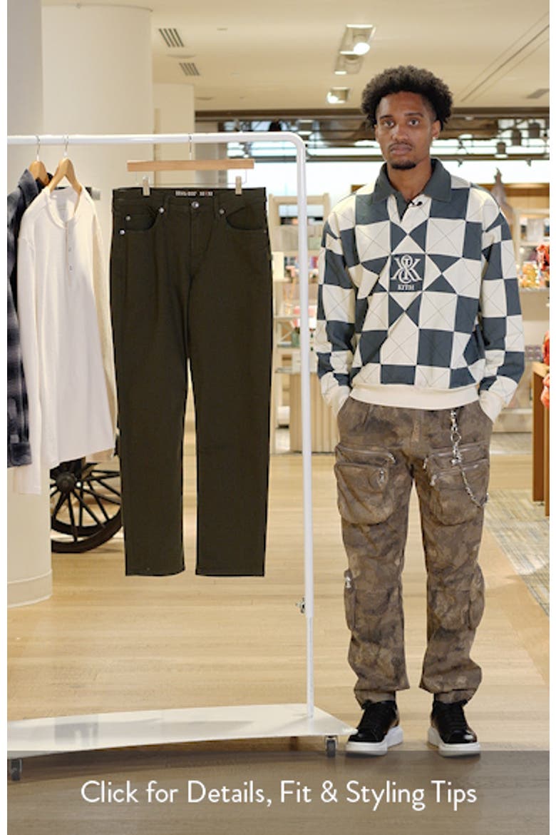 Slim Straight Leg Jeans video