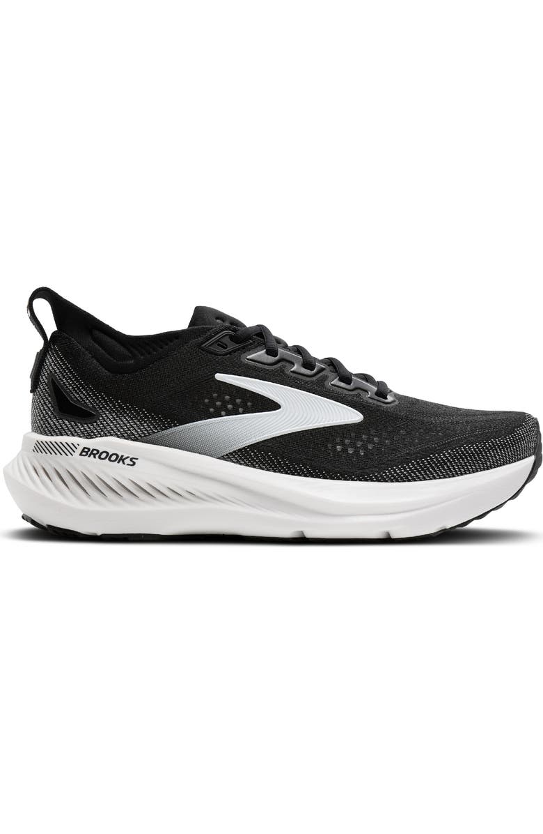 Brooks Glycerin GTS 23 Running Shoe, Alternate, color, Black/ Grey/ White