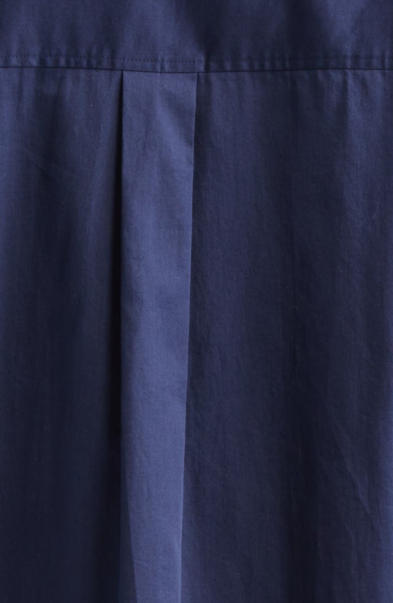 Derek Lam 10 Crosby Alina Sequin Collar Cotton Button-Up Shirt, Alternate, color, Navy