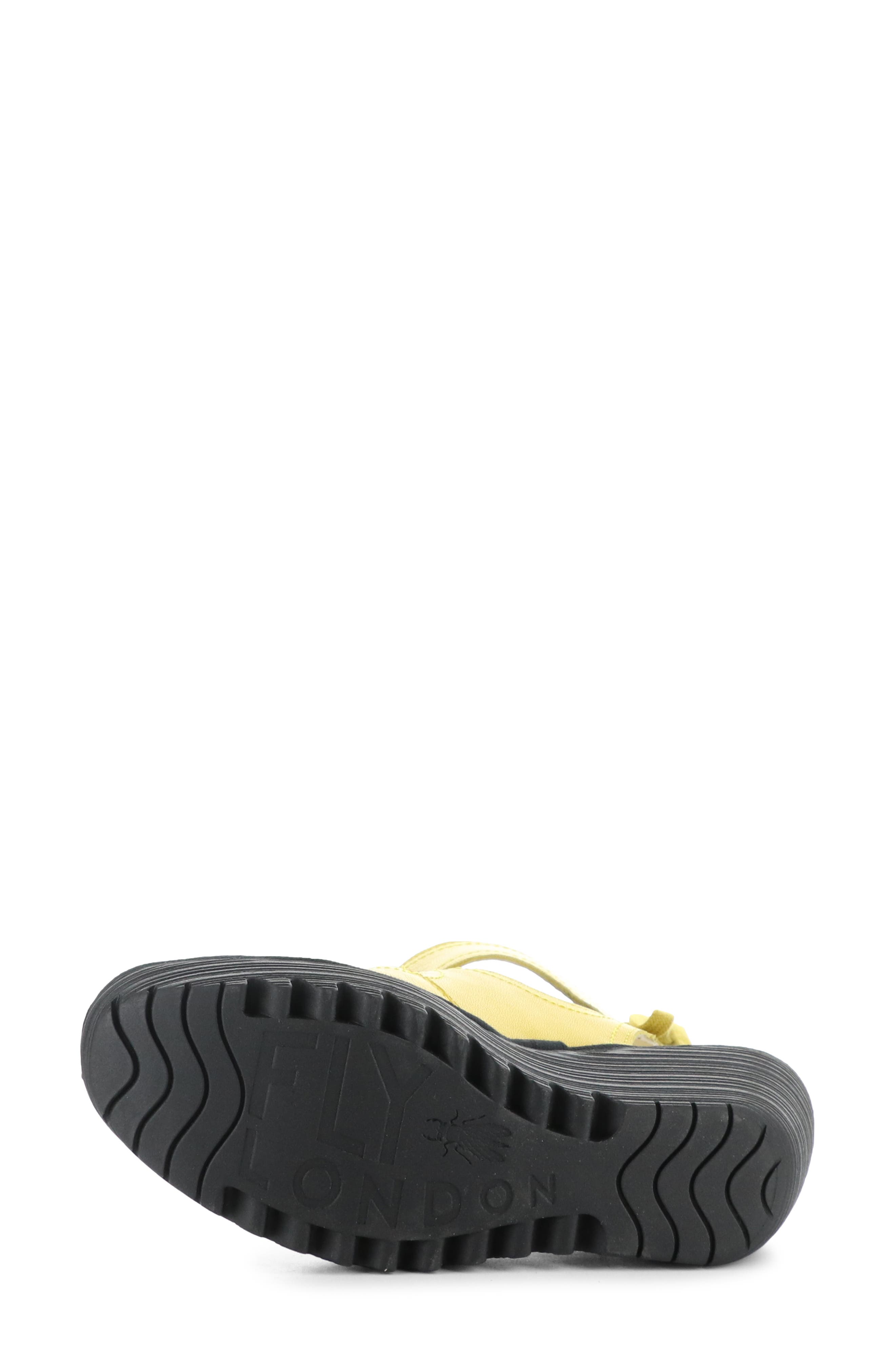 Yulp Platform Wedge Sandal, Alternate, color, BRIGHT YELLOW