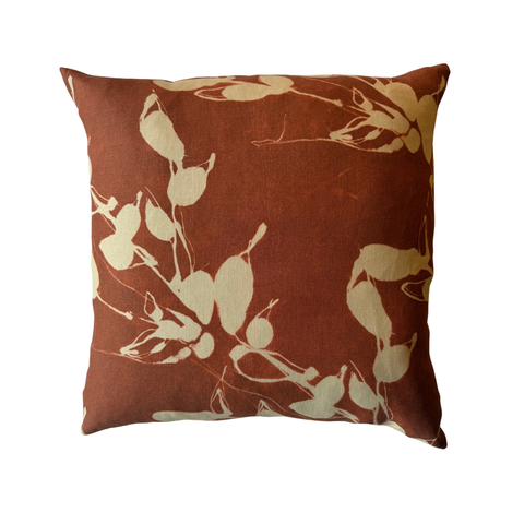 Porto Print in Clay Pillow