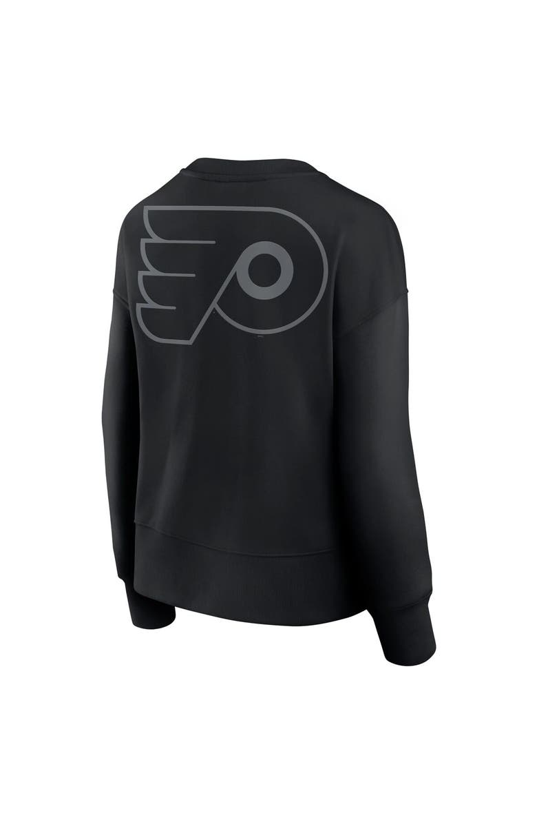 FANATICS Women's Fanatics Black Philadelphia Flyers Elements Flow Pullover Sweatshirt, Alternate, color, Black