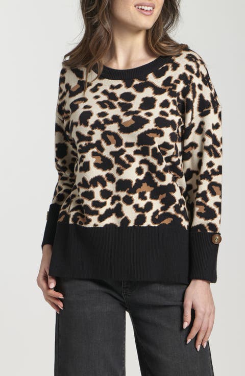 Leopard Jacquard Sweater
