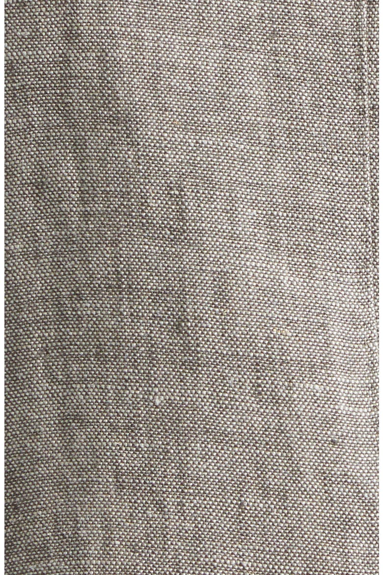 Waverly Double Breasted Linen Blazer, Alternate, color, BROWN