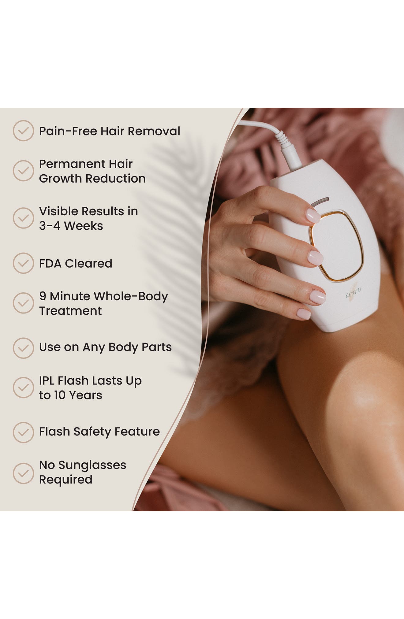 脱毛・除毛 KIREIMO IPL Hair Removal Device IPL Hair Removal Device | Nordstrom