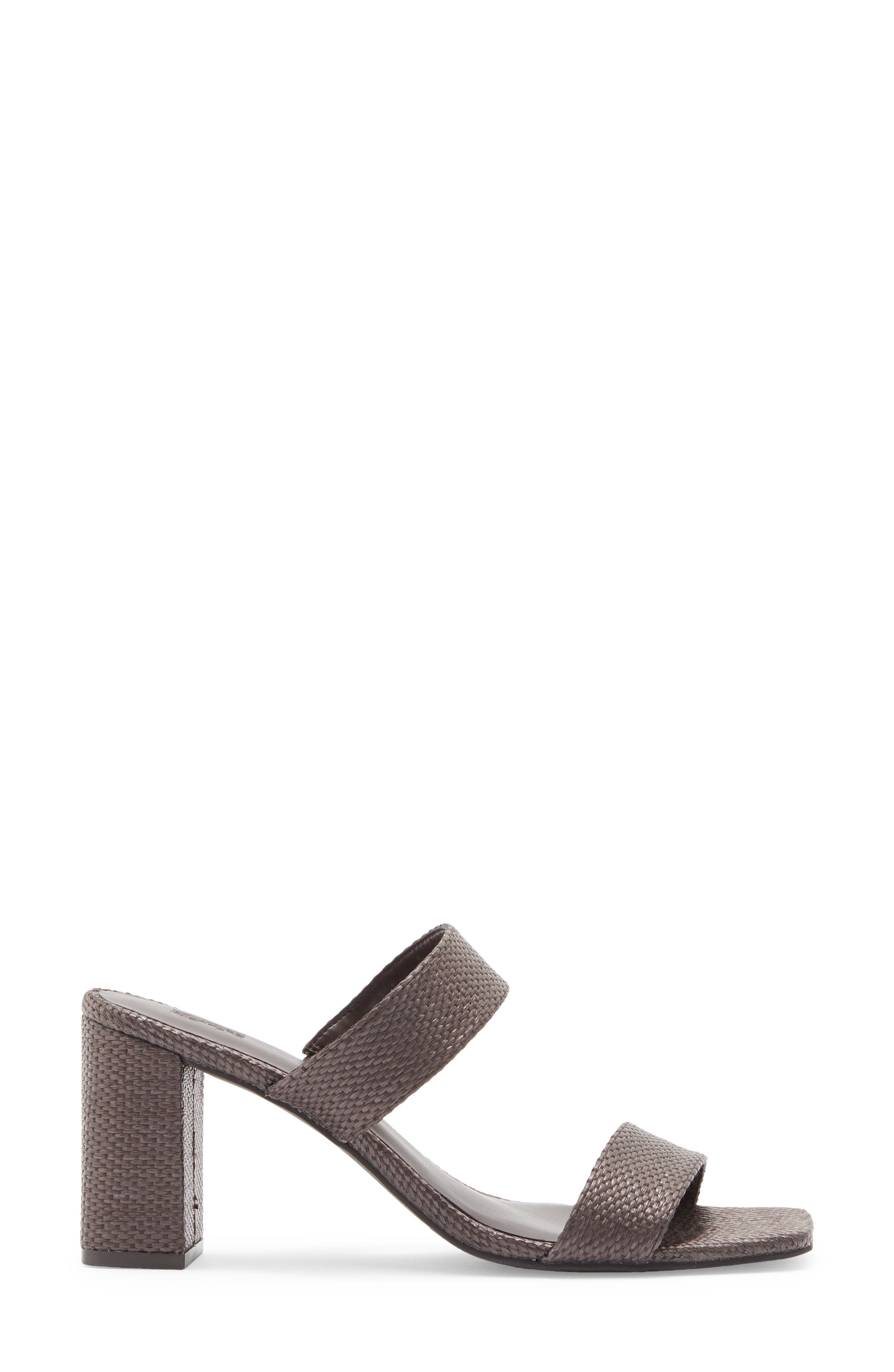 Colette Block Heel Slide Sandal, Alternate, color, BROWN CHOCOLATE