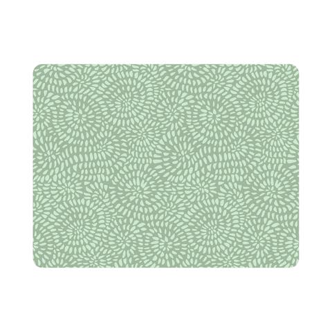 Davanti By Casa Rectangular Vinyl Placemat, 17" X 13", Sage Green