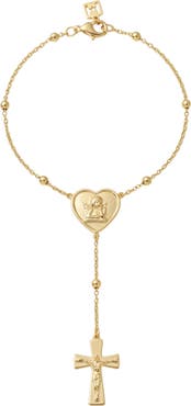The M Jewelers The Angel Cross Rosary Hand Chain