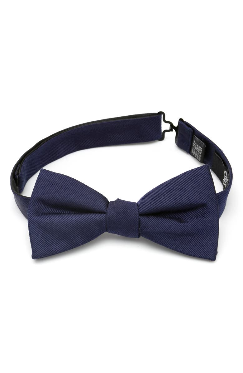 Cufflinks, Inc. Solid Silk Bow Tie, Alternate, color, Navy